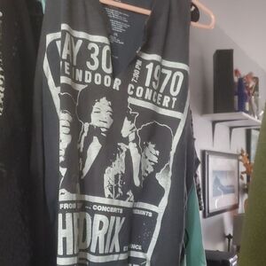 Black Graphic Muscle Tee